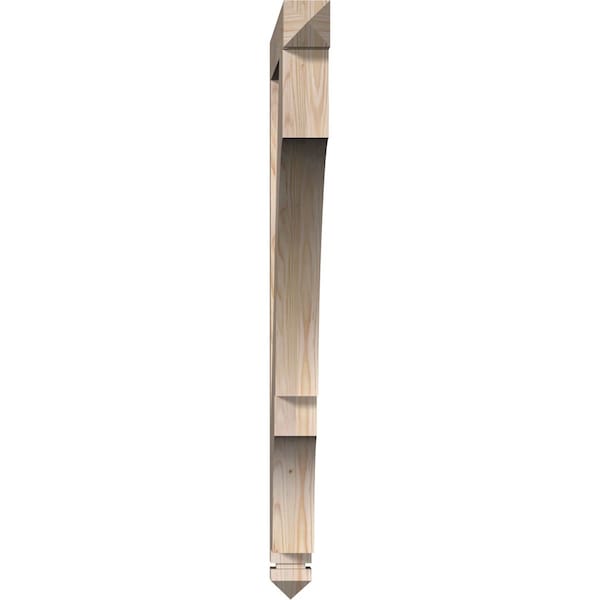 Balboa Arts & Crafts Smooth Bracket, Douglas Fir, 3 1/2W X 44D X 48H